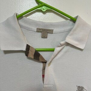 Burberry White Button Up